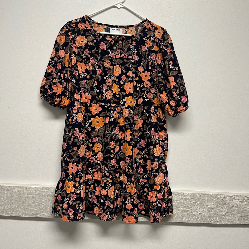 Girls Plus Size 18 XXL Old Navy Floral Dress